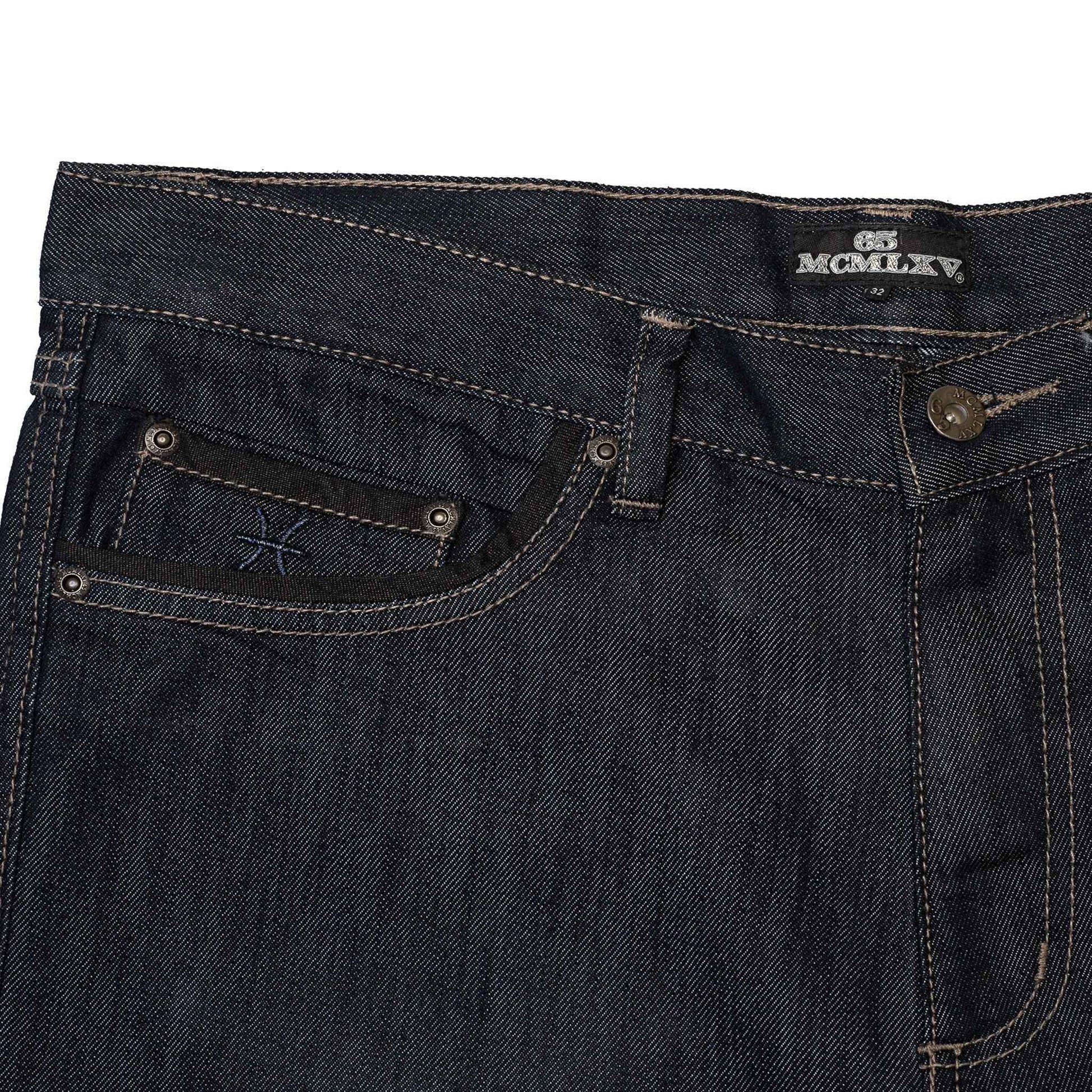 65 MCMLXV Men's Premium Denim Dark Wash Jean