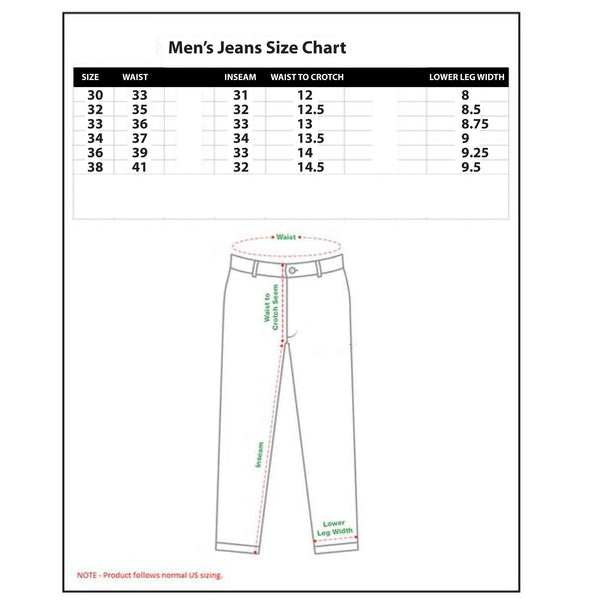 65 MCMLXV Men's Premium Denim Dark Wash Jean - 65mcmlxv