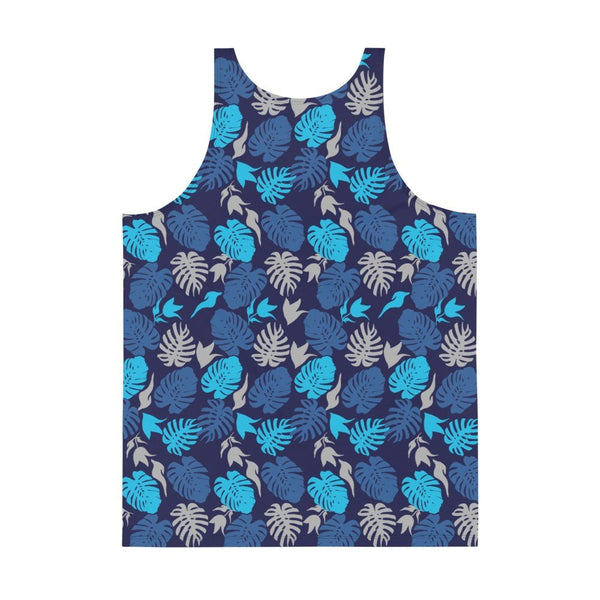 65 MCMLXV Men's Tropical Leaves Print Tank Top - 65mcmlxv
