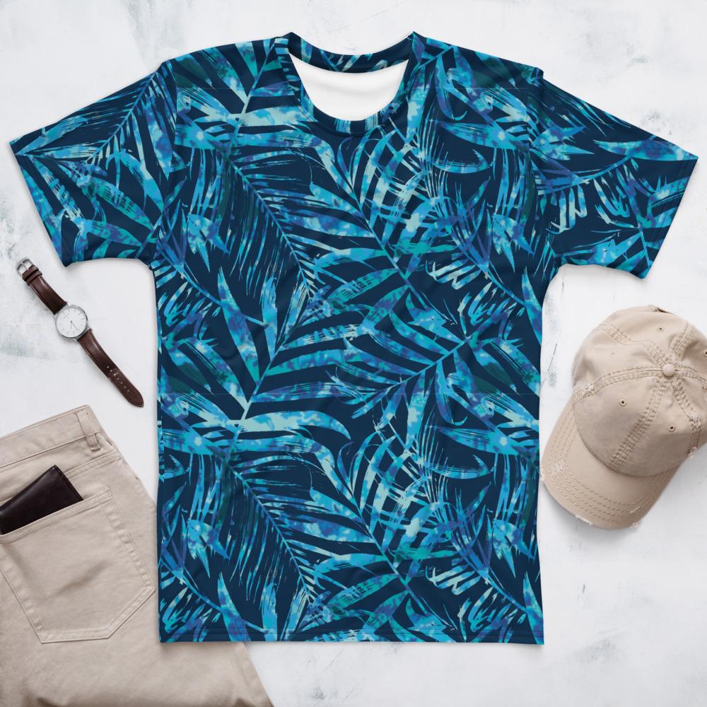 65 MCMLXV Men's Tropical Tie - Dye Leaves Print T-shirt - 65mcmlxv