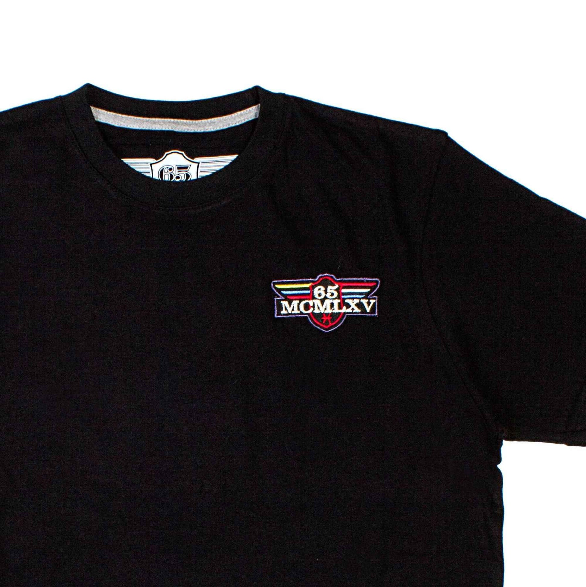 65 MCMLXV Men's Vintage Logo Graphic T-Shirt In Black
