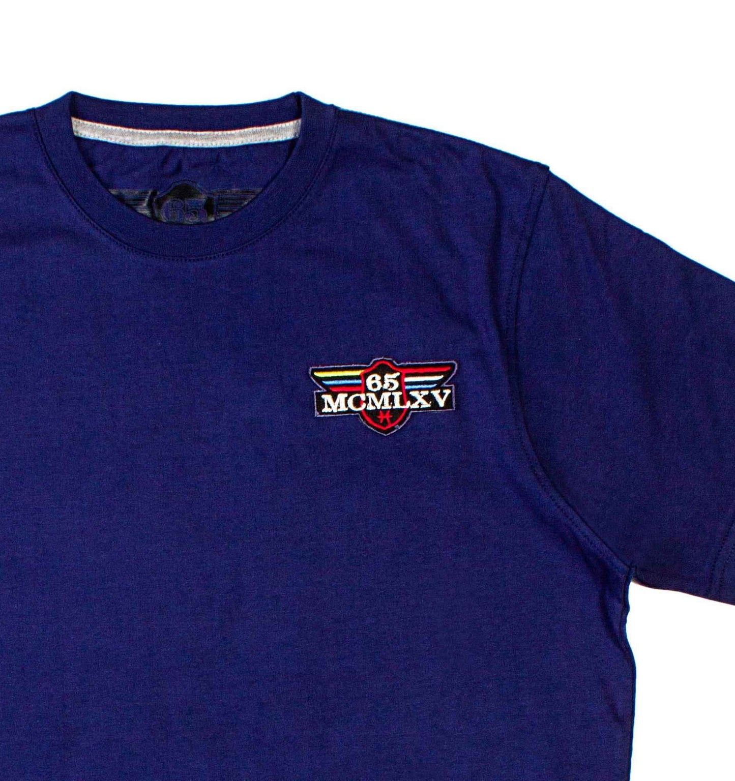 65 MCMLXV Men's Vintage Logo Graphic T-Shirt In Navy