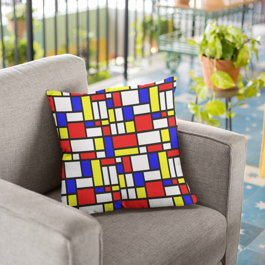 65 MCMLXV Mondrian Color Block Print Cushion Cover/Pillow Case - 65mcmlxv