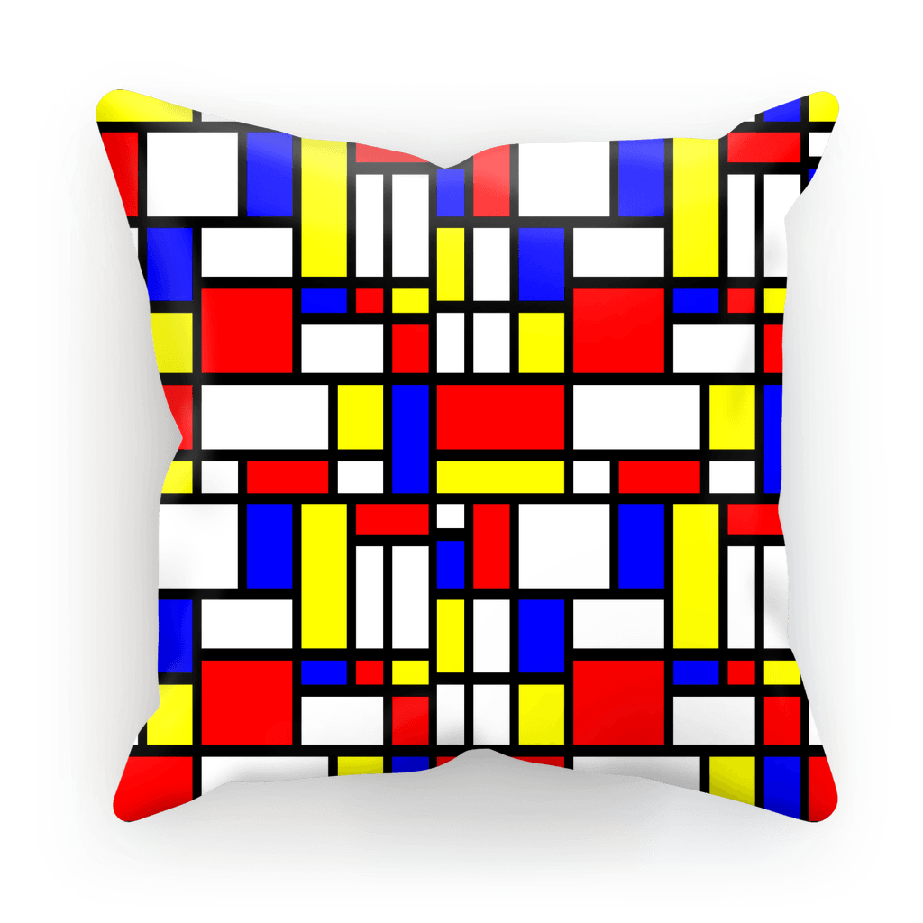 65 MCMLXV Mondrian Color Block Print Cushion Cover/Pillow Case - 65mcmlxv