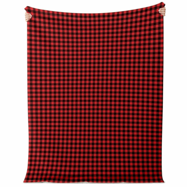 65 MCMLXV Red Buffalo Plaid Print Microfleece Blanket - 65mcmlxv
