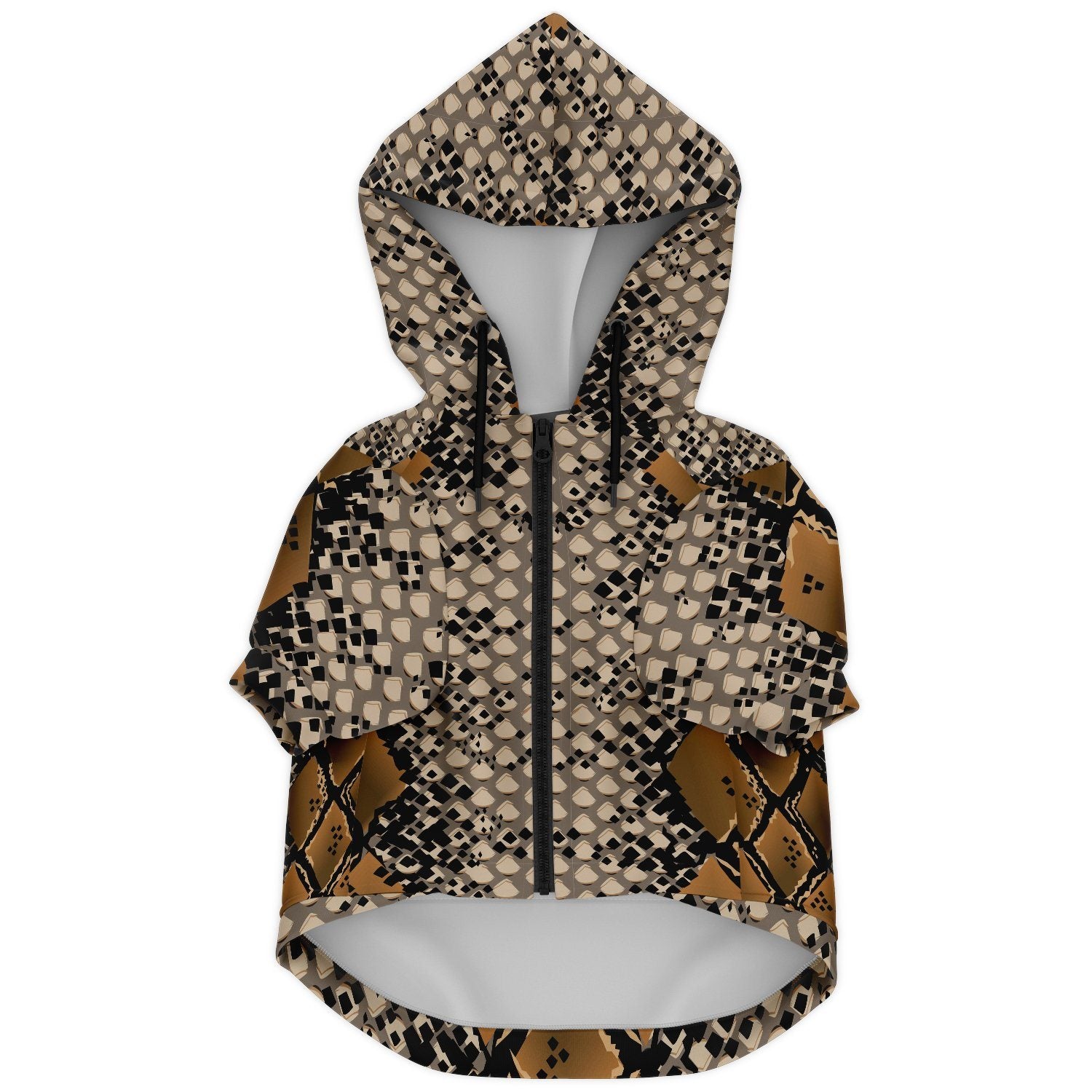 65 MCMLXV Snake Print Dog Zip Hoodie - 65mcmlxv