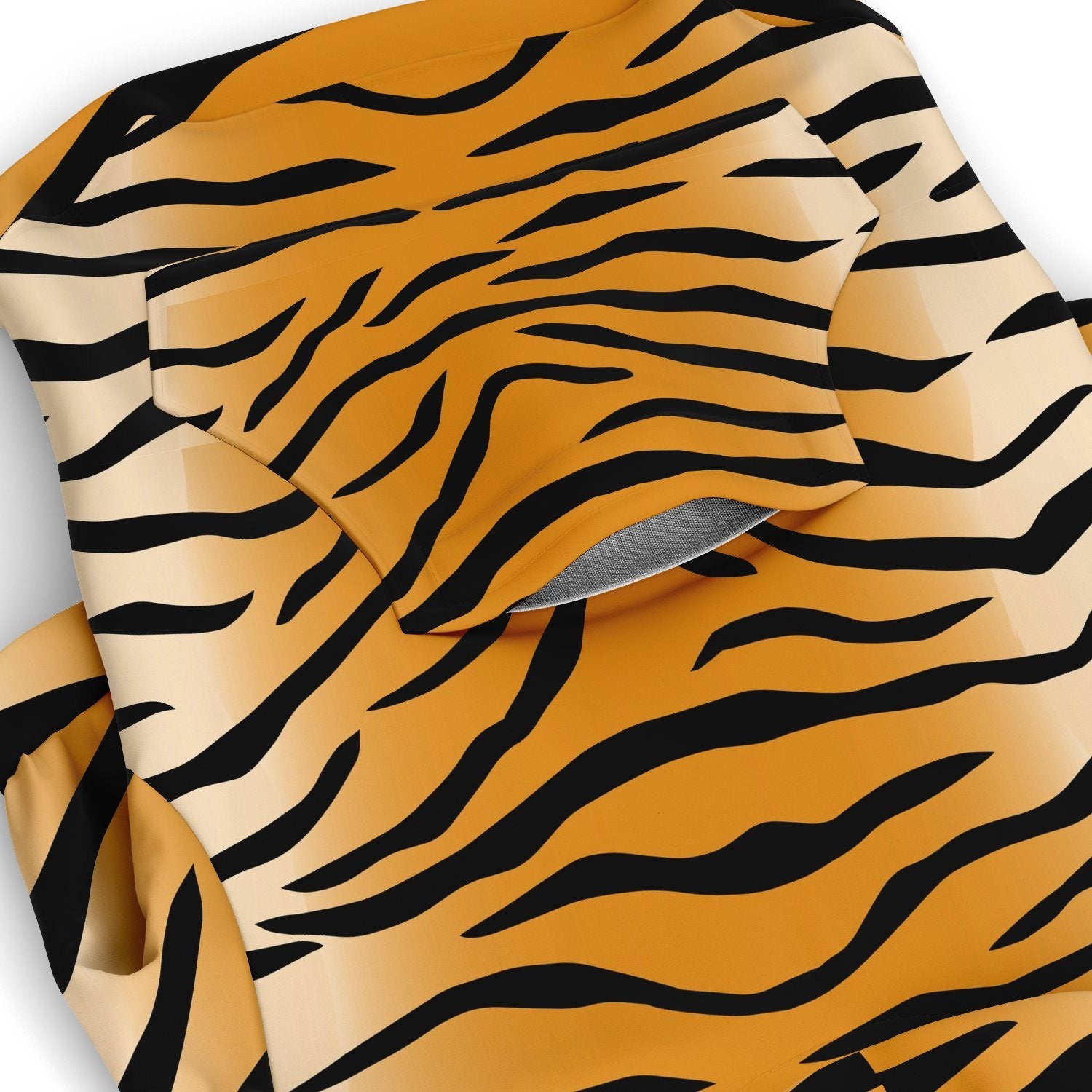 65 MCMLXV Tiger Print Dog Zip Hoodie - 65mcmlxv