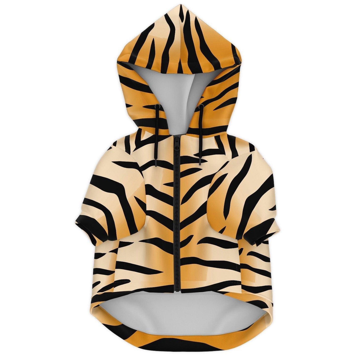 65 MCMLXV Tiger Print Dog Zip Hoodie - 65mcmlxv