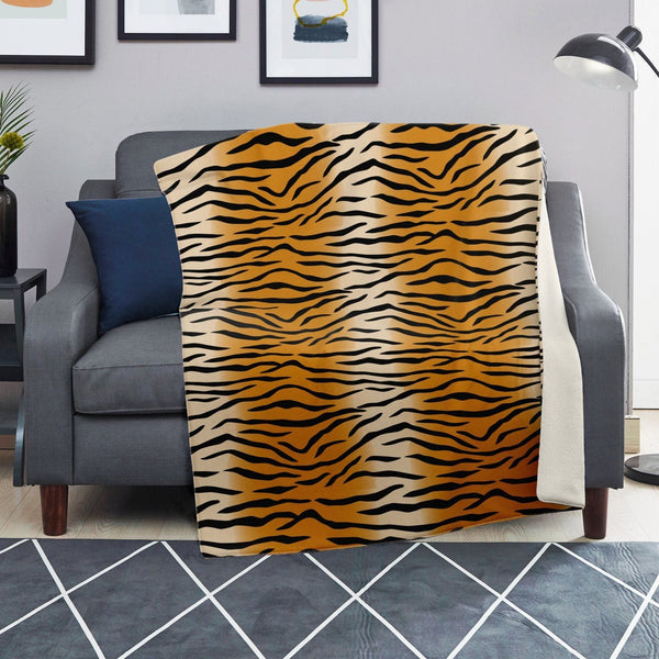 65 MCMLXV Tiger Print Microfleece Blanket - 65mcmlxv