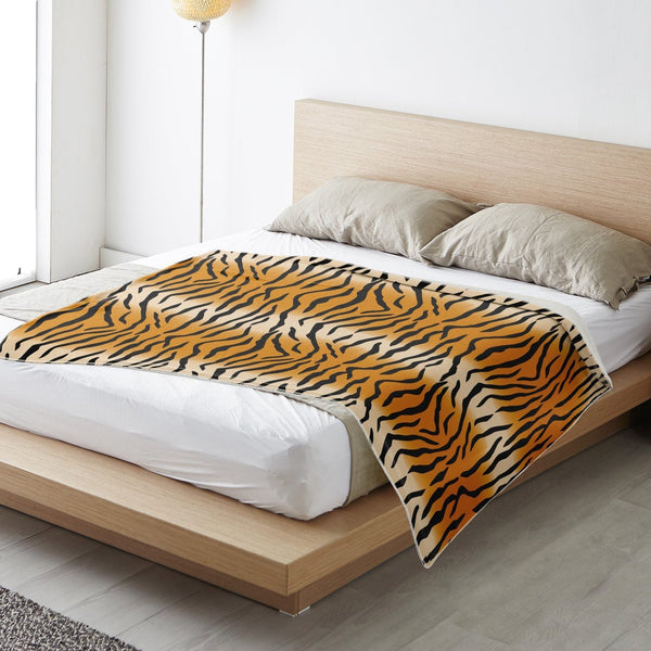 65 MCMLXV Tiger Print Microfleece Blanket - 65mcmlxv