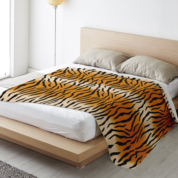65 MCMLXV Tiger Print Microfleece Blanket - 65mcmlxv