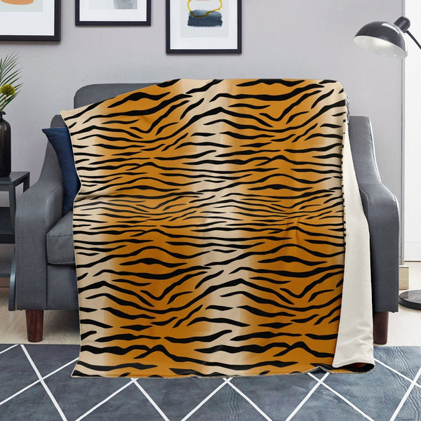65 MCMLXV Tiger Print Microfleece Blanket - 65mcmlxv