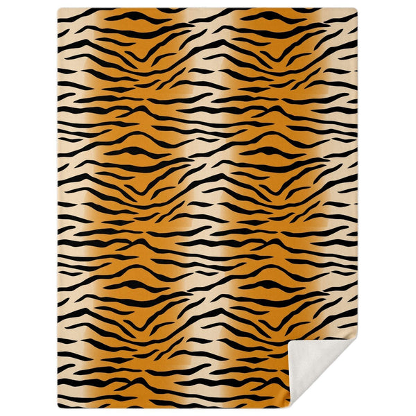 65 MCMLXV Tiger Print Microfleece Blanket - 65mcmlxv