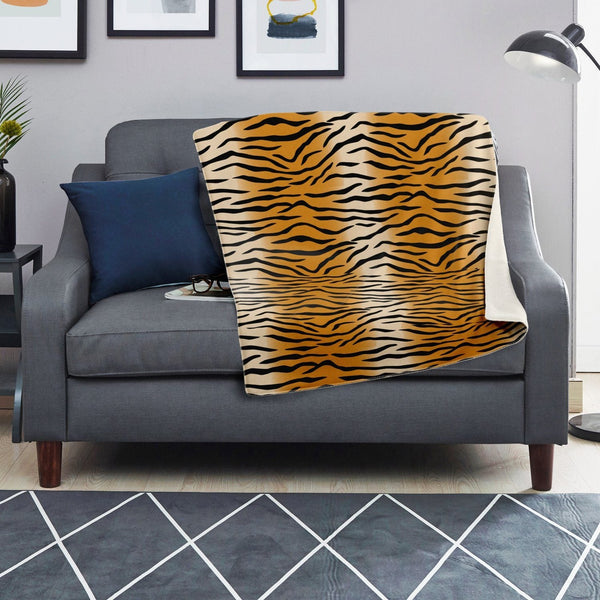 65 MCMLXV Tiger Print Microfleece Blanket - 65mcmlxv