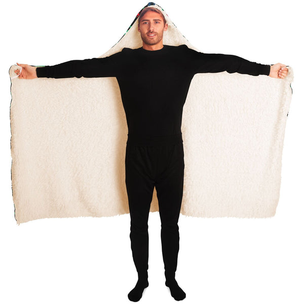 65 MCMLXV Unisex ABBA Inspired Scandinavian Christmas Hooded Blanket - 65mcmlxv