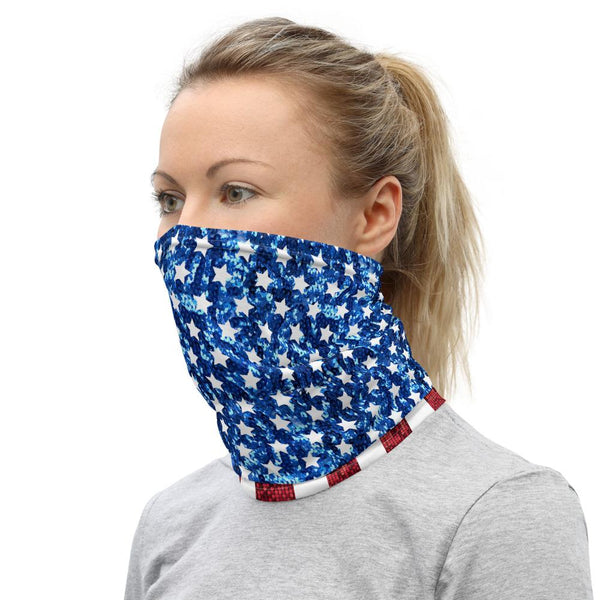 65 MCMLXV Unisex Americana USA Flag Print Neck Gaiter - 65mcmlxv