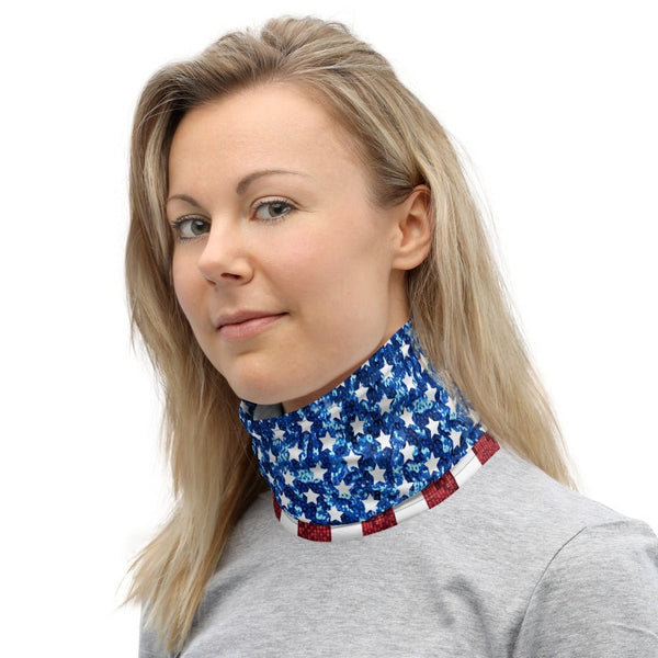 65 MCMLXV Unisex Americana USA Flag Print Neck Gaiter - 65mcmlxv