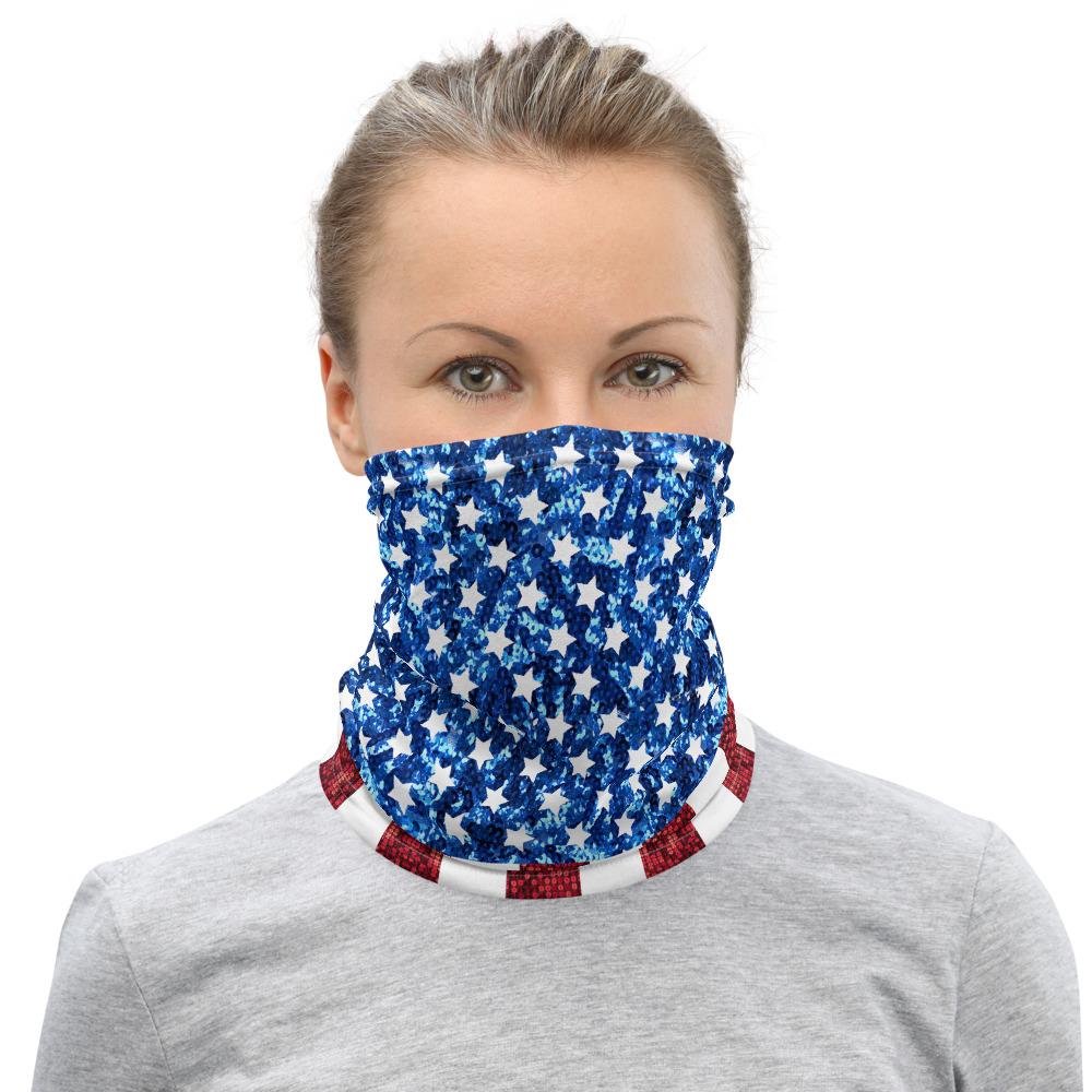 65 MCMLXV Unisex Americana USA Flag Print Neck Gaiter - 65mcmlxv