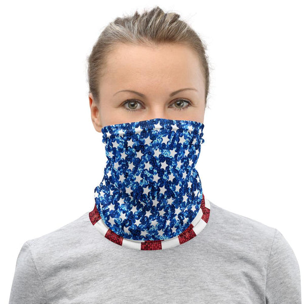 65 MCMLXV Unisex Americana USA Flag Print Neck Gaiter - 65mcmlxv