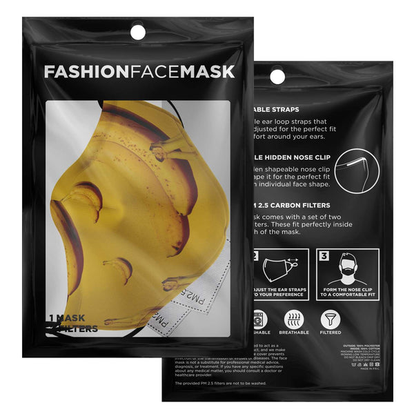 65 MCMLXV Unisex Banana Toss Print Face Mask - 65mcmlxv