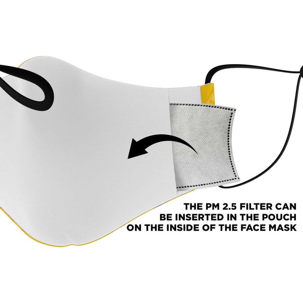 65 MCMLXV Unisex Banana Toss Print Face Mask - 65mcmlxv