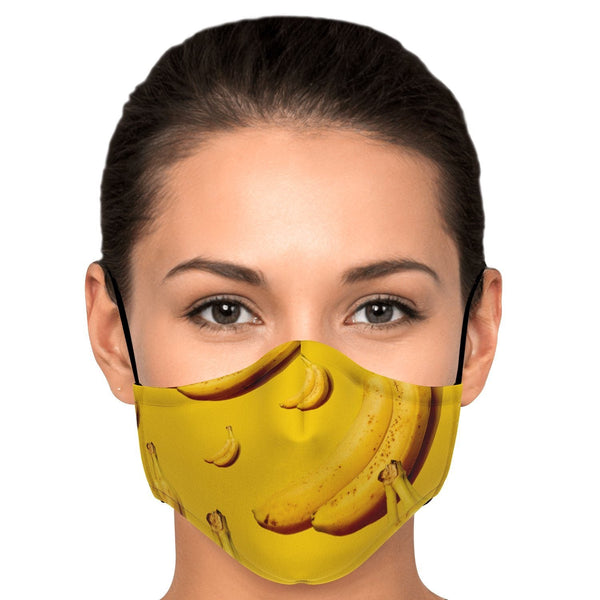65 MCMLXV Unisex Banana Toss Print Face Mask - 65mcmlxv