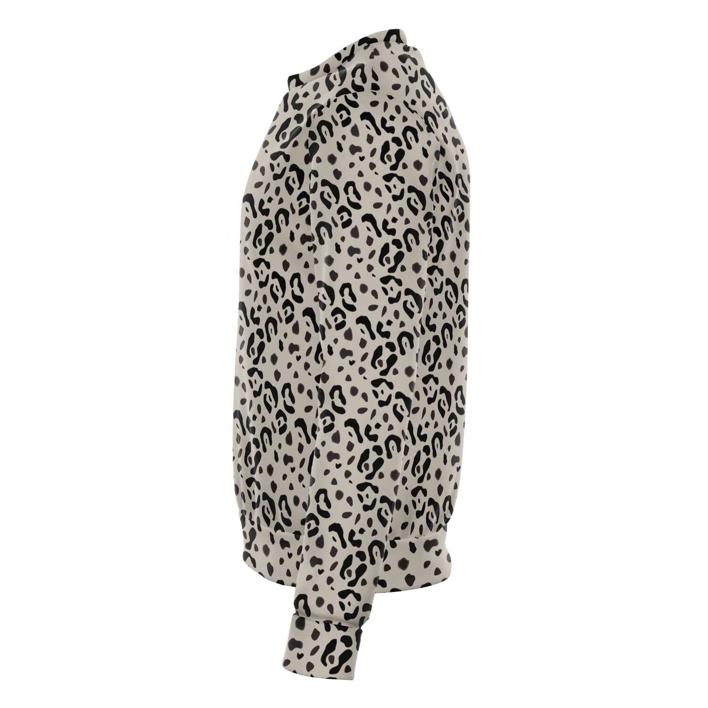 65 MCMLXV Unisex Beige Cheetah Animal Print Sweatshirt Jumper - 65mcmlxv