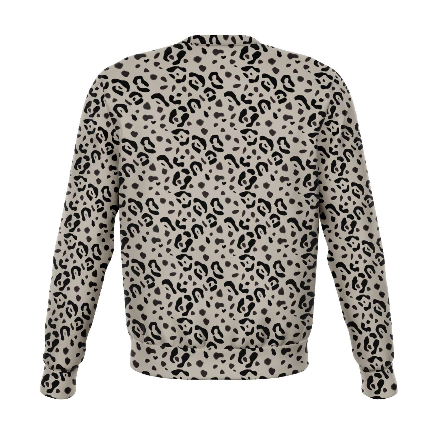 65 MCMLXV Unisex Beige Cheetah Animal Print Sweatshirt Jumper - 65mcmlxv