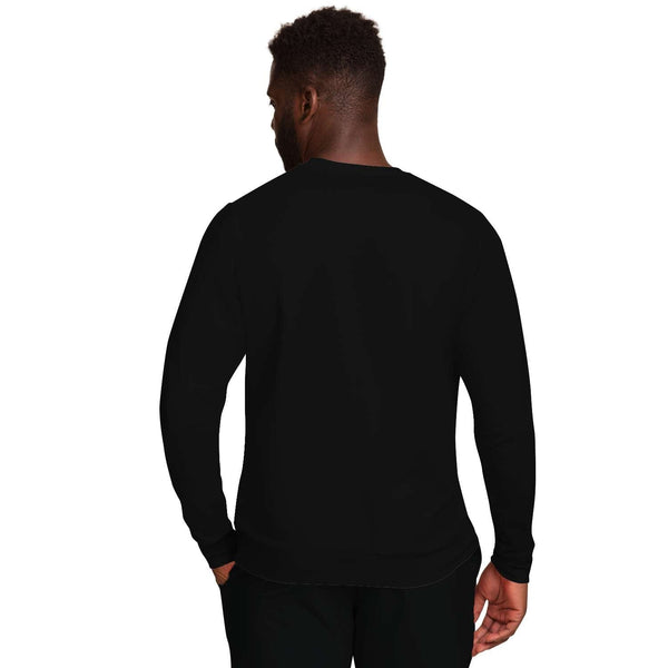 65 MCMLXV Unisex Black Optical Geometric Grid Print Sweatshirt - 65mcmlxv