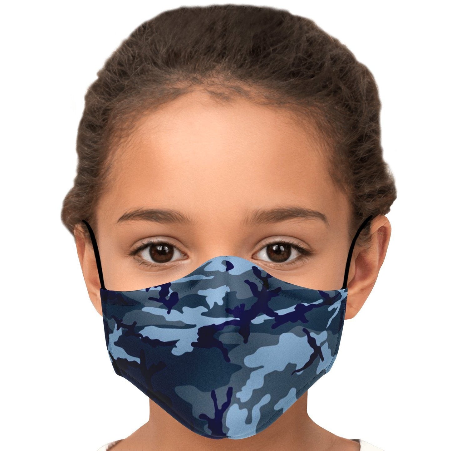 65 MCMLXV Unisex Blue Camouflage Print Face Mask - 65mcmlxv
