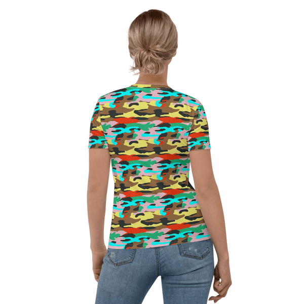 65 MCMLXV Unisex Bright Camouflage Print T-Shirt - 65mcmlxv