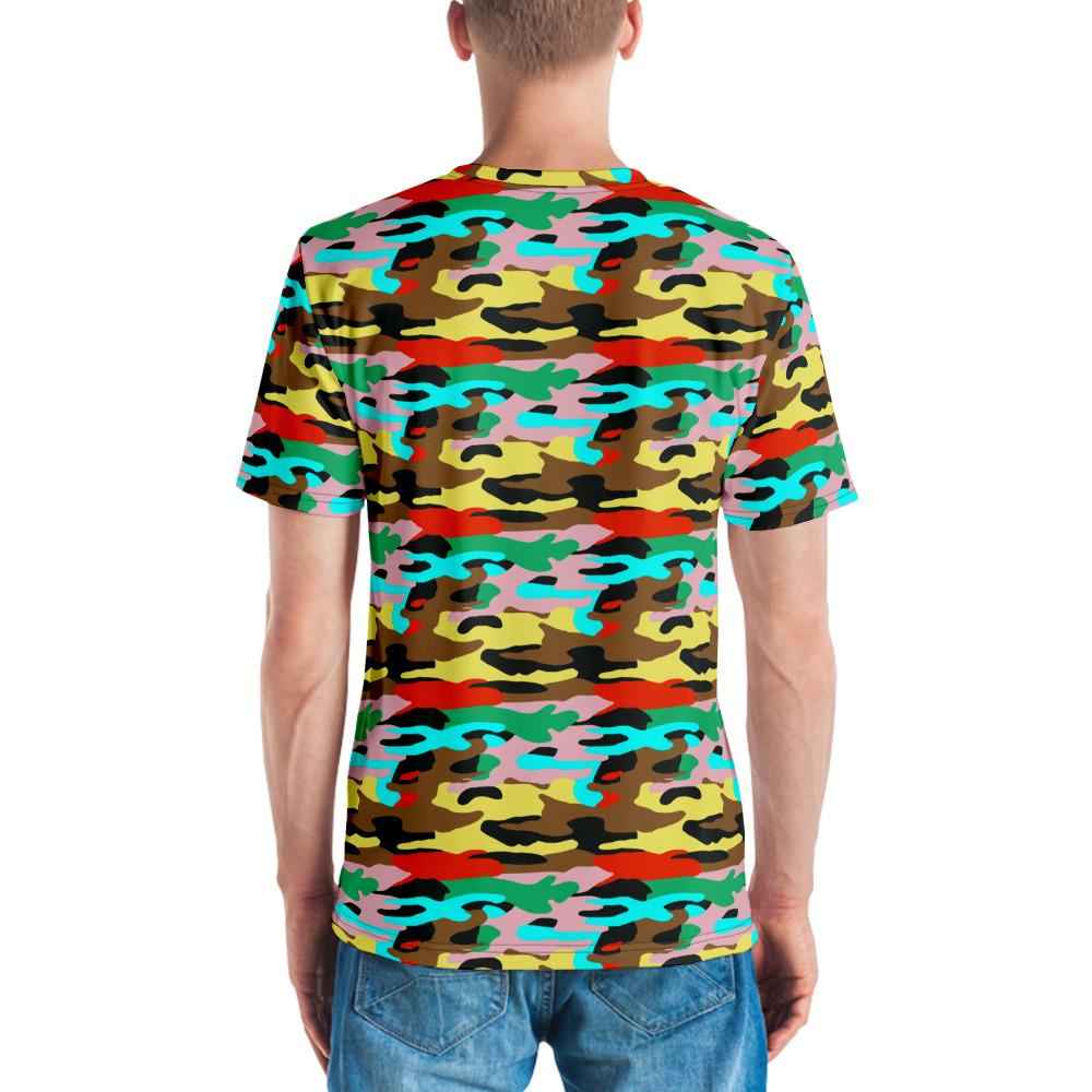 65 MCMLXV Unisex Bright Camouflage Print T-Shirt
