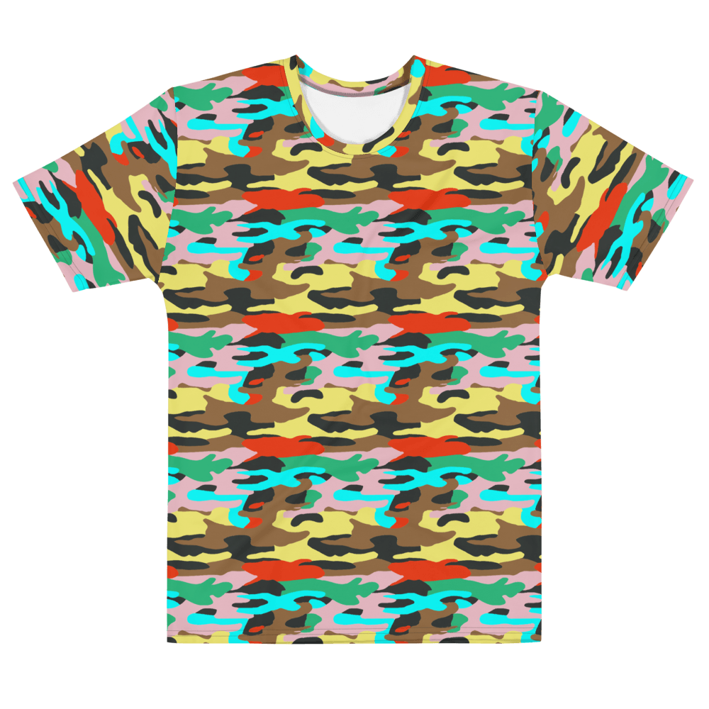 65 MCMLXV Unisex Bright Camouflage Print T-Shirt - 65mcmlxv