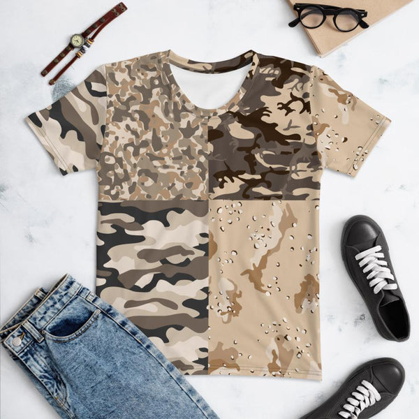 65 MCMLXV Unisex Camouflage Mix Print T-Shirt - 65mcmlxv