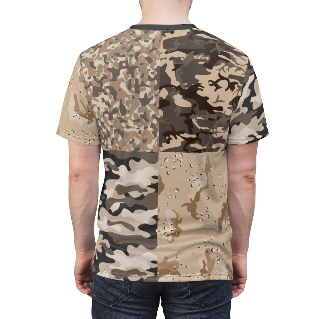 65 MCMLXV Unisex Camouflage Mix Print T-Shirt - 65mcmlxv