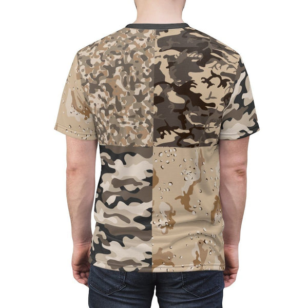 65 MCMLXV Unisex Camouflage Mix Print T-Shirt - 65mcmlxv