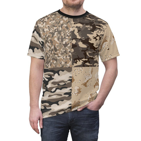 65 MCMLXV Unisex Camouflage Mix Print T-Shirt - 65mcmlxv