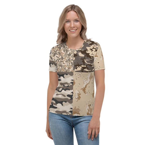 65 MCMLXV Unisex Camouflage Mix Print T-Shirt - 65mcmlxv