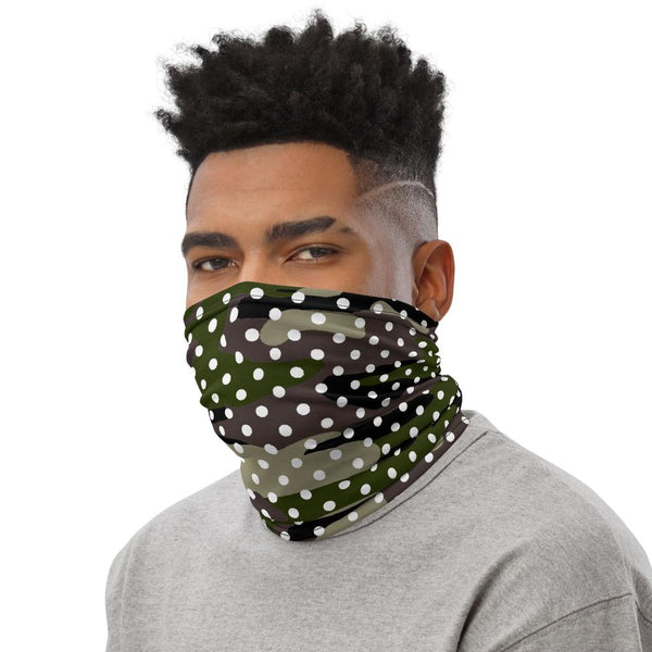 65 MCMLXV Unisex Camouflage Polka Dot Print Neck Gaiter - 65mcmlxv
