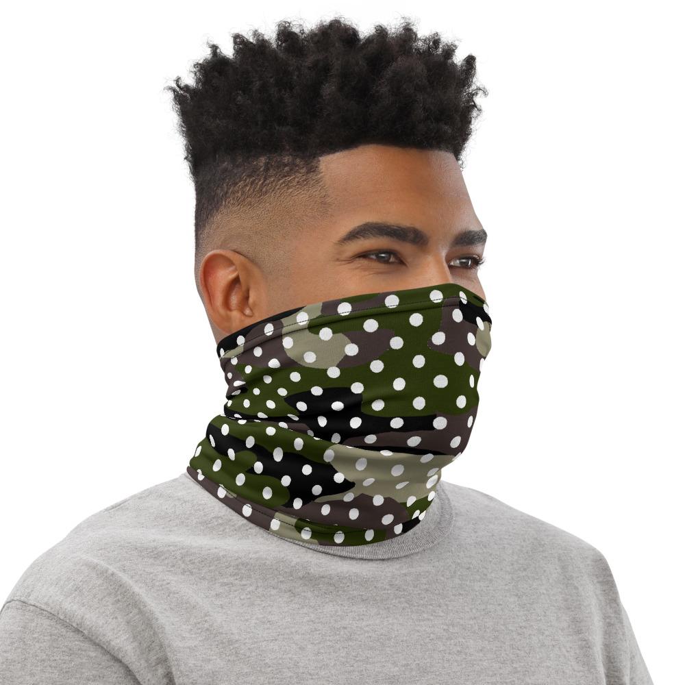 65 MCMLXV Unisex Camouflage Polka Dot Print Neck Gaiter - 65mcmlxv