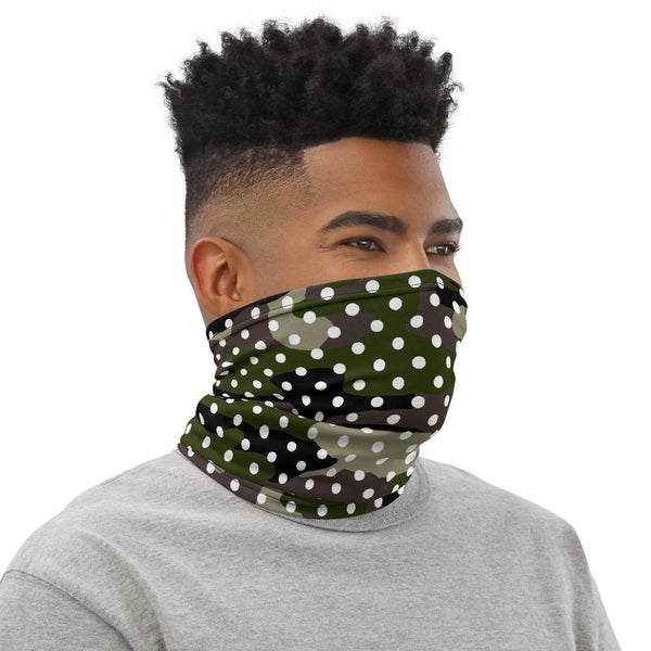 65 MCMLXV Unisex Camouflage Polka Dot Print Neck Gaiter - 65mcmlxv