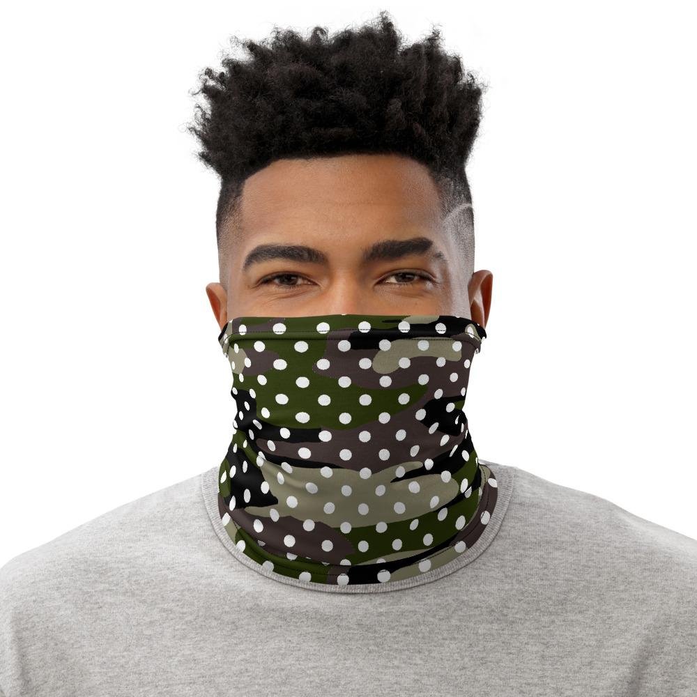 65 MCMLXV Unisex Camouflage Polka Dot Print Neck Gaiter - 65mcmlxv