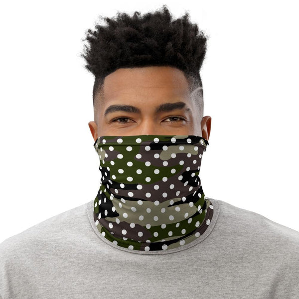65 MCMLXV Unisex Camouflage Polka Dot Print Neck Gaiter - 65mcmlxv