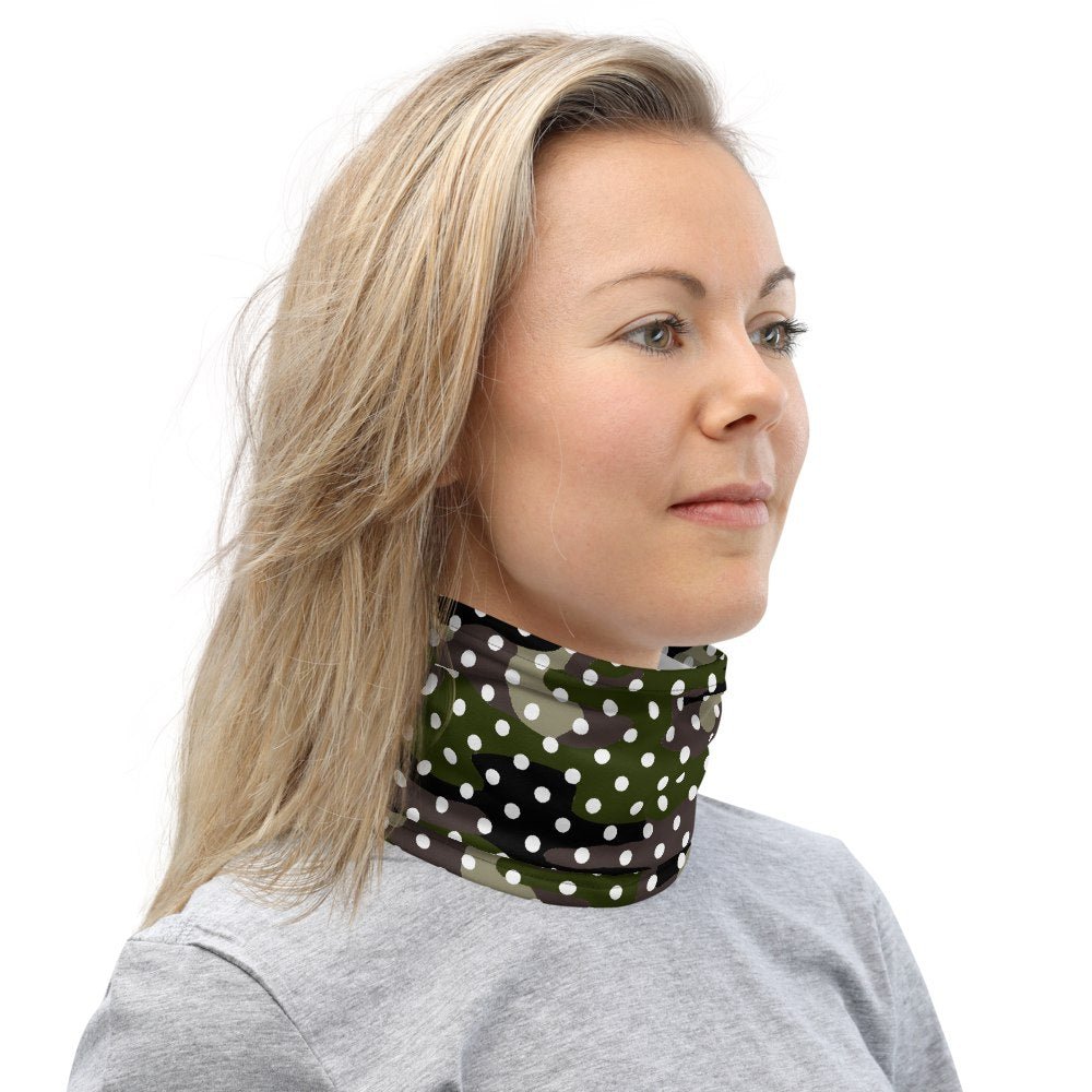 65 MCMLXV Unisex Camouflage Polka Dot Print Neck Gaiter - 65mcmlxv