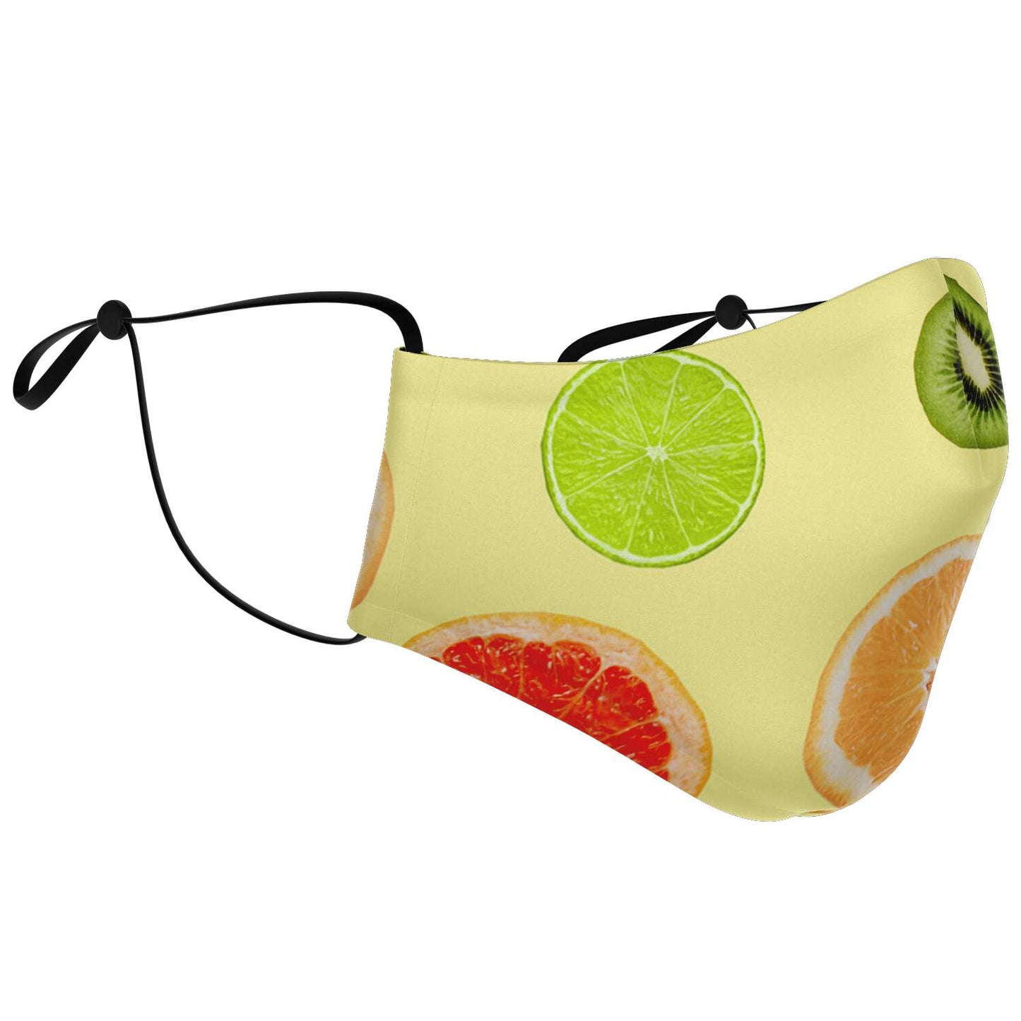 65 MCMLXV Unisex Citrus Fruit Toss Print Face Mask - 65mcmlxv