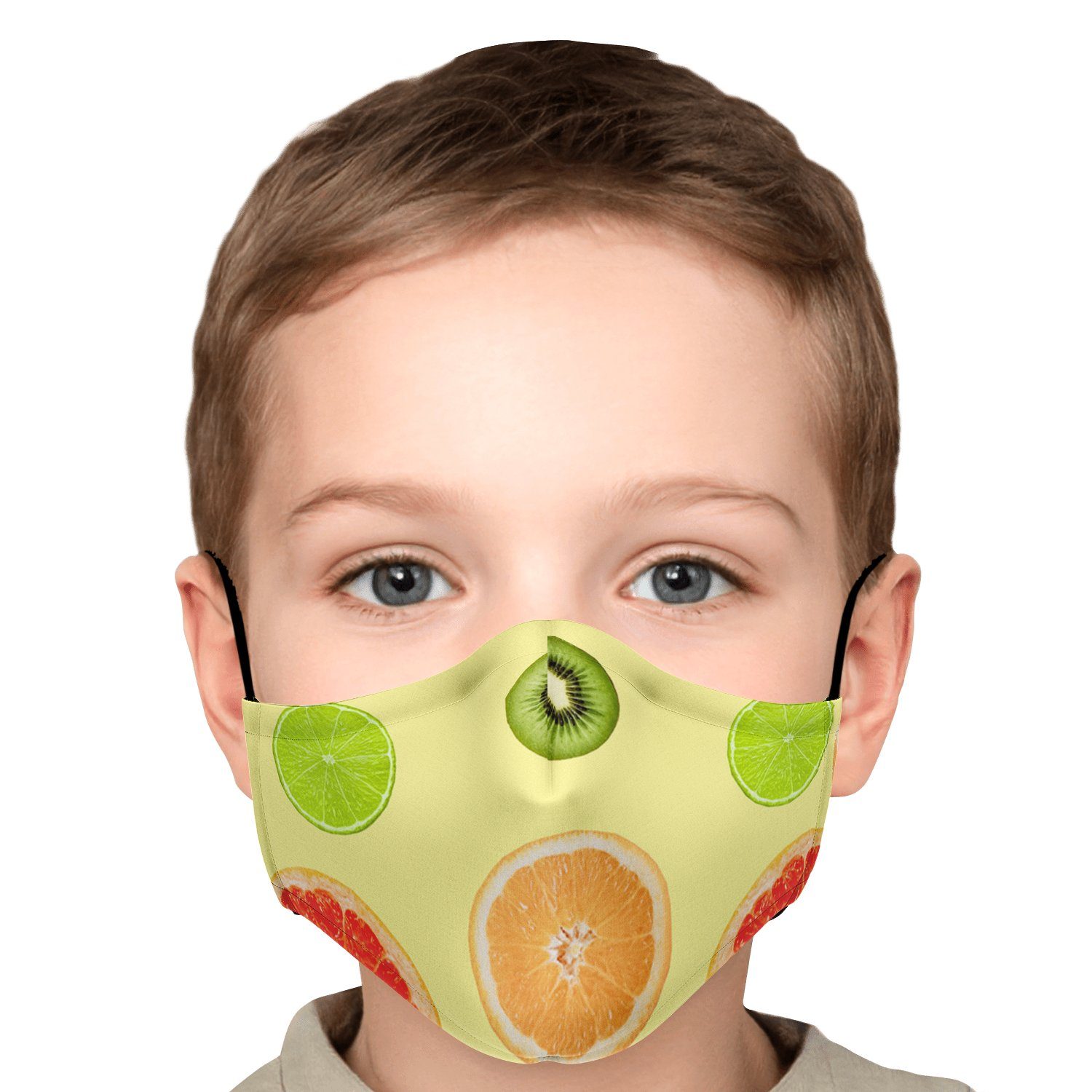 65 MCMLXV Unisex Citrus Fruit Toss Print Face Mask - 65mcmlxv
