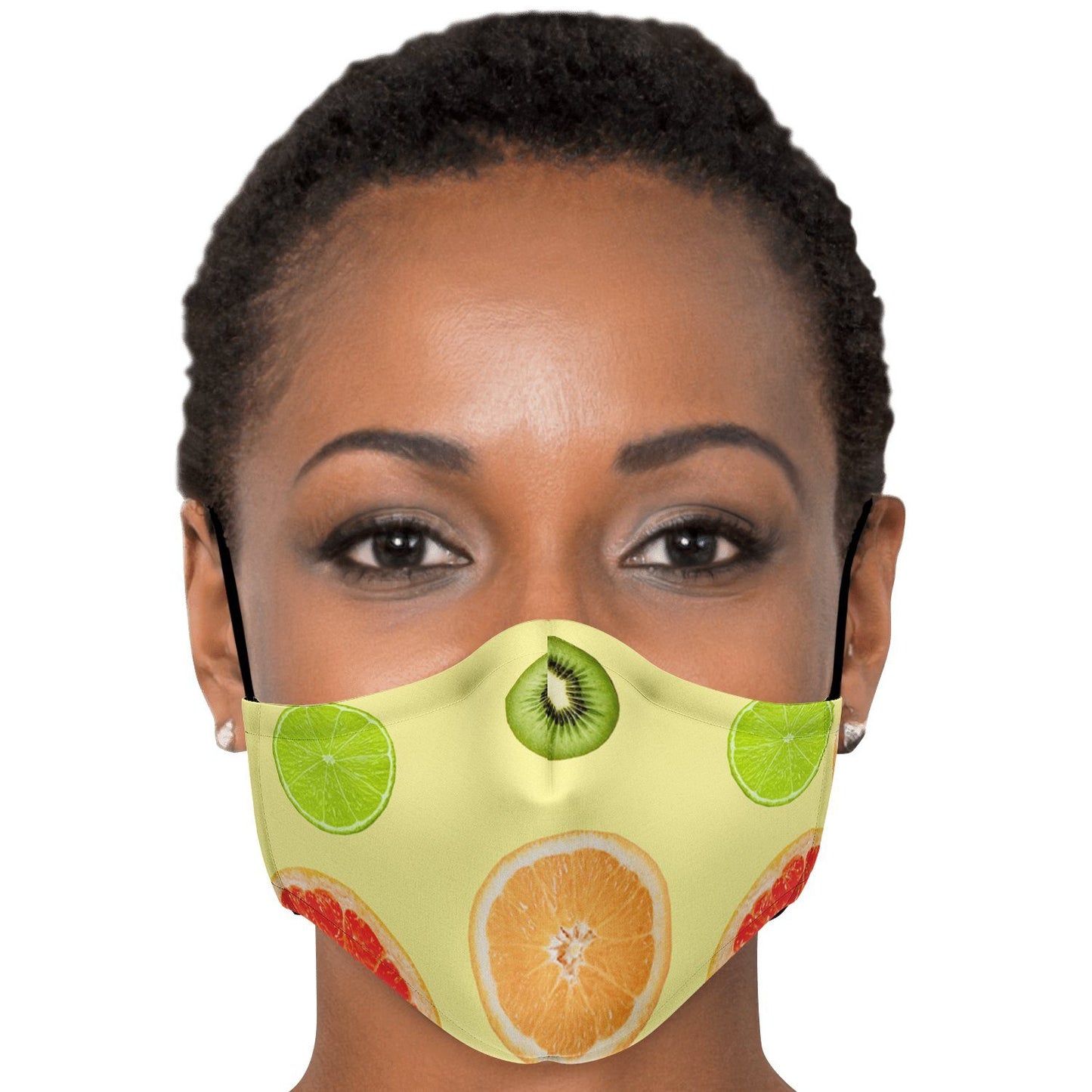 65 MCMLXV Unisex Citrus Fruit Toss Print Face Mask - 65mcmlxv