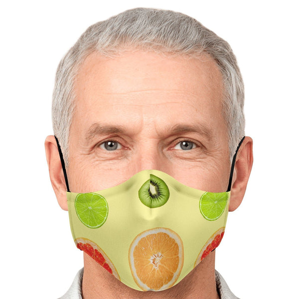 65 MCMLXV Unisex Citrus Fruit Toss Print Face Mask - 65mcmlxv