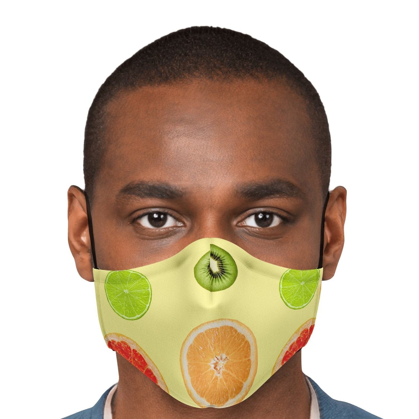 65 MCMLXV Unisex Citrus Fruit Toss Print Face Mask - 65mcmlxv