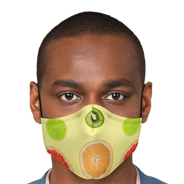 65 MCMLXV Unisex Citrus Fruit Toss Print Face Mask - 65mcmlxv